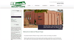 Desktop Screenshot of mthopebank.com