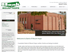 Tablet Screenshot of mthopebank.com
